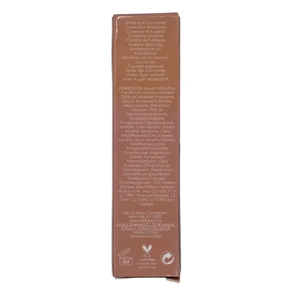 NEW Winky Lux Peeper Perfect Under Eye Concealer Medium Deep Full Coverage